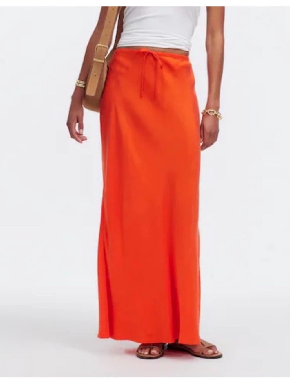 Madewell Drawstring Maxi Skirt